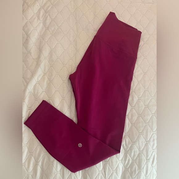 lululemon athletica Pants - Lululemon Athletica Berry Leggings